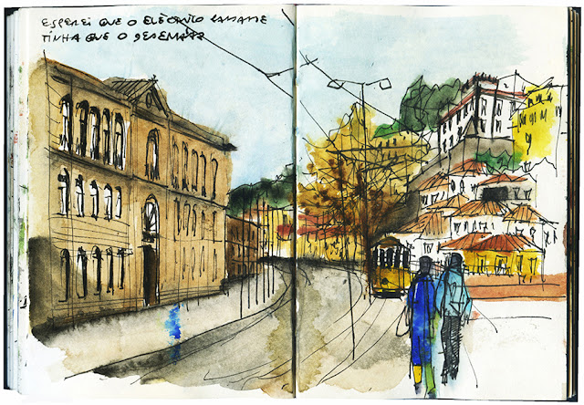 Urban Sketchers: os artistas que desenharam o Porto