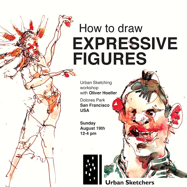 How to draw Expressive Figures Urban Sketchers