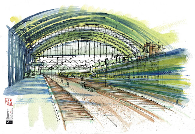 Train Station DWG Full Project for AutoCAD • Designs CAD