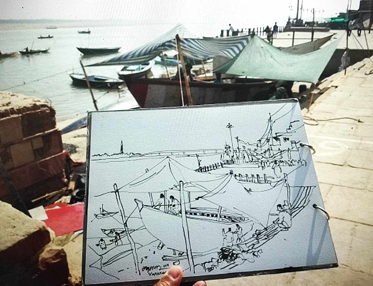 5a_Boat Under Repairing in Ganges River.jpg